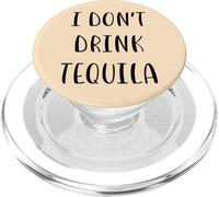 Je ne Bois Pas de Tequila Funny Idea White Lie Party PopSockets PopGrip pour MagSafe