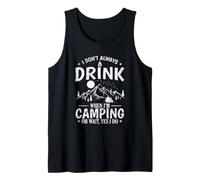 Je ne Bois Pas Toujours Quand Je Fais du Camping Débardeur