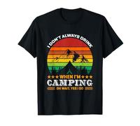 Je ne Bois Pas Toujours Quand Je Fais du Camping Funny Camper T-Shirt