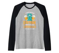 Je ne Bois Pas Toujours Quand Je Joue à Cornhole Manche Raglan