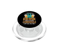 Je ne Bois Pas Toujours Quand Je Joue à Cornhole PopSockets PopGrip pour MagSafe