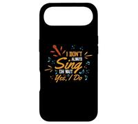 Je ne Chante Pas Toujours Oh Attend, Oui, Je Chante | Chanteur Coque pour iPhone Air