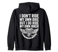 Je ne conduis Pas Mon Propre vélo mais Je conduis Mon Propre Biker Vintage Sweat à Capuche