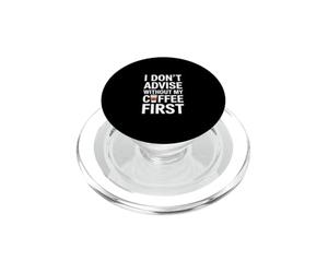 Je ne conseille Pas sans Mon café d'abord PopSockets PopGrip pour MagSafe