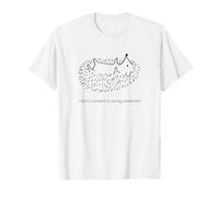 Je ne consens Pas à être observé Porc-épic timide hérisson T-Shirt