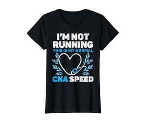 Je ne Cours Pas, C'est Mon hôpital CNA Speed Job Normal T-Shirt Graphique avec Valeur