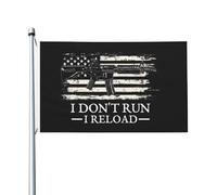 Je Ne Cours Pas, Je Recharge (Américain) Décoration Bannière 90X150Cm Avec Œillets Double Face Bannière Cour Drapeaux Pour Ferme Plage Vacances