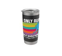 Je ne cours que des demi-marathons Je suis Trail Runner Half Marathon Gobelet isotherme en acier inoxydable double paroi