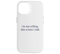 Je ne crie Pas, C'est comme ça Que Je Parle Coque pour iPhone 14