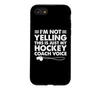 Je ne crie Pas, C'est Juste ma Voix d'entraîneur de Hockey, Maman, Papa Coque pour iPhone SE (2020) / 7/8