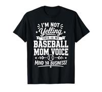 Je NE CRIE Pas : C'est la Voix de ma mère de Baseball T-Shirt