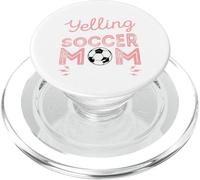 Je ne crie Pas, C'est ma Voix de mère de Football, Maman Sportive drôle PopSockets PopGrip pour MagSafe