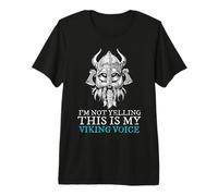Je ne crie Pas C'est ma Voix Viking North Myth Vikings T-Shirt Haut de Gamme