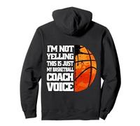 Je ne crie Pas Entraîneur de Basket-Ball Coaching Vocal Basketball Sweat à Capuche