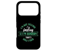 Je ne crie Pas, Je jeûne et J'Ai Faim. Design Coque pour iPhone 17 Pro