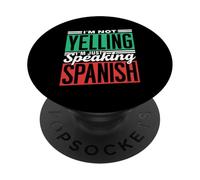 Je Ne Crie Pas Je Parle Simplement en Espagnol Pays Mexique PopSockets PopGrip Adhésif