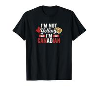 Je ne crie Pas, Je suis Canadian Funny Canada Poutine Maple T-Shirt