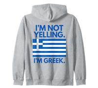 Je ne crie Pas, Je suis Grec, Blague Amusante sur l'ascendance Grecque Sweat à Capuche