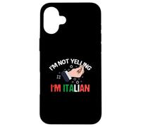 Je ne crie Pas, Je suis Italien Coque pour iPhone 16 Plus