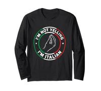 Je ne crie Pas, Je suis Italien Manche Longue