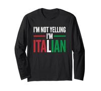Je ne crie Pas, Je suis Italien Manche Longue