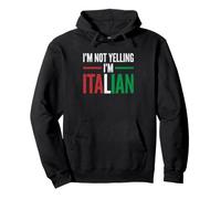 Je ne crie Pas, Je suis Italien Sweat à Capuche