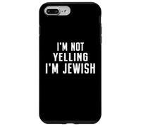 Je ne crie Pas, Je suis juif, hébreu, drôle, Parlant Fort, Hanoukka Coque pour iPhone 7 Plus/8 Plus