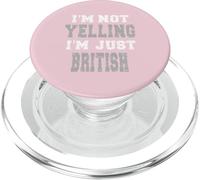 Je ne crie Pas, Je suis Juste Britannique PopSockets PopGrip pour MagSafe