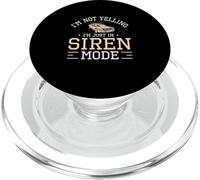 Je ne crie pas, je suis juste en mode sirène Highway Patrol Police PopSockets PopGrip pour MagSafe