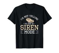 Je ne crie pas, je suis juste en mode sirène Highway Patrol Police T-Shirt