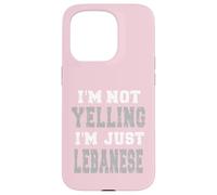 Je ne crie Pas, Je suis Juste libanais Coque pour iPhone 15 Pro