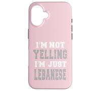 Je ne crie Pas, Je suis Juste libanais Coque pour iPhone 16