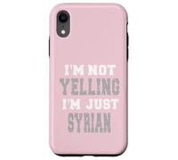 Je ne crie Pas, Je suis Juste syrien Coque pour iPhone XR