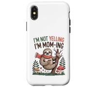 Je ne crie Pas, Je suis Maman, paresseuse, Amateur de café, Maman drôle Coque pour iPhone X/XS