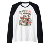 Je ne crie Pas, Je suis Maman, paresseuse, Amateur de café, Maman drôle Manche Raglan