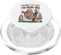 Je ne crie Pas, Je suis Maman, paresseuse, Amateur de café, Maman drôle PopSockets PopGrip pour MagSafe