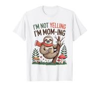 Je ne crie Pas, Je suis Maman, paresseuse, Amateur de café, Maman drôle T-Shirt