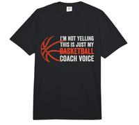 Je ne crie Pas Juste la Voix de Mon entraîneur de Basket-Ball pour Coaches Sport Comfort Colors Adult Heavyweight T-Shirt