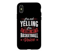 Je ne crie Pas, j'utilise ma Voix de Basket-Ball Coque pour iPhone X/XS