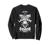 Je ne crie Pas Que ma Voix d'entraîneur de Crosse Sweatshirt