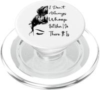 Je ne crie Pas Toujours, mais Quand Je Le Fais, C'est Un Petit Pain en désordre PopSockets PopGrip pour MagSafe