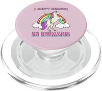 Je ne Crois Pas (Graphique Amusant en Forme de Licorne Extraterrestre en Forme d'arc-en-Ciel) PopSockets PopGrip pour MagSafe