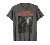 Je ne crois pas que je vérifie Spy Funny Russian T-Shirt