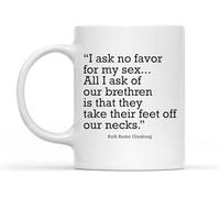 Je ne demande aucune faveur pour mon sexe. Tout ce que je demande à nos frères, c'est de ne pas nous marcher dessus. Mug à café fantaisie, tasse à thé en céramique imprimée recto verso, cadeau pour ma