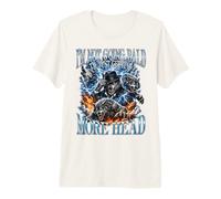 Je ne deviens Pas Chauve, Je deviens de Plus en Plus de tête drôle de Loup T-Shirt Haut de Gamme