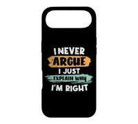 Je ne discute jamais, j'explique Simplement Pourquoi J'Ai Raison Coque pour iPhone Air