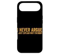 Je ne discute jamais, j'explique Simplement Pourquoi J'Ai Raison Coque pour iPhone Air