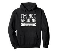 Je ne discute Pas de façon drôle. Sweat à Capuche