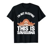 Je ne Dors Pas, C'est Savasana Sloth Yoga T-Shirt