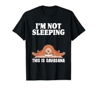 Je ne Dors Pas, C'est Savasana Sloth Yoga T-Shirt